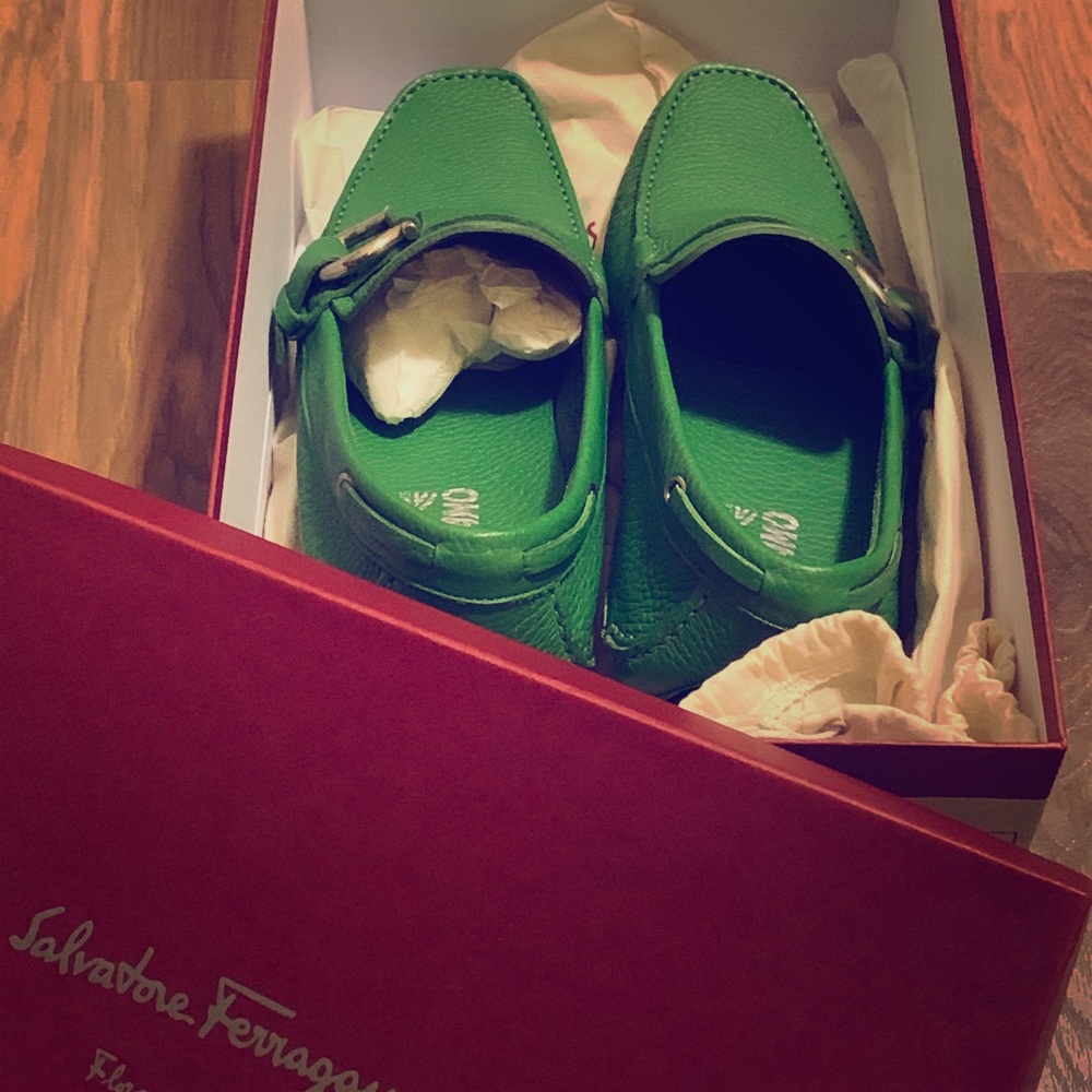 Brand new Ferragamo shoes with box